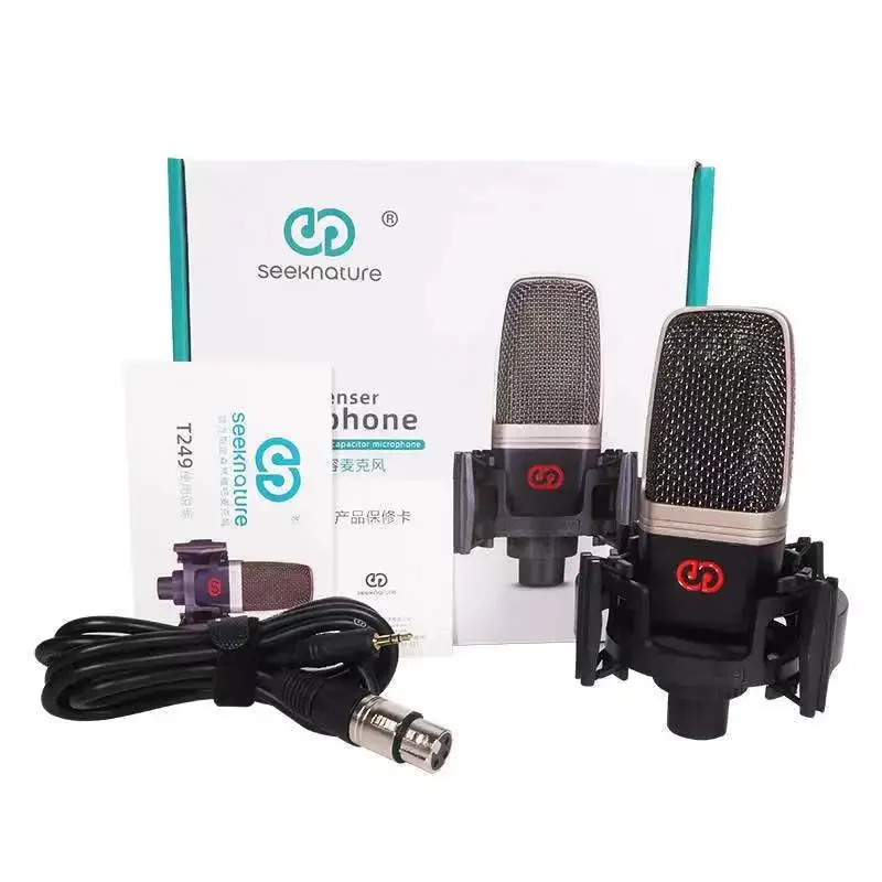T249 microphone live broadcast equipment, sound card set