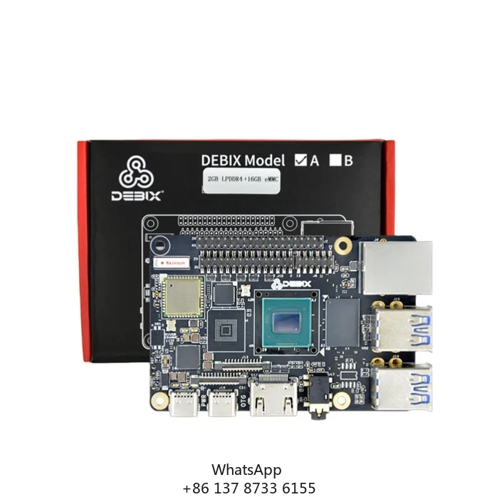 

DEBIX Model A 1.6GHz CPU 2.3TOPS NPU 2GB LPDDR4 32GB EMMC Multi-OS Industrial SBC For Robotics & Control Systems