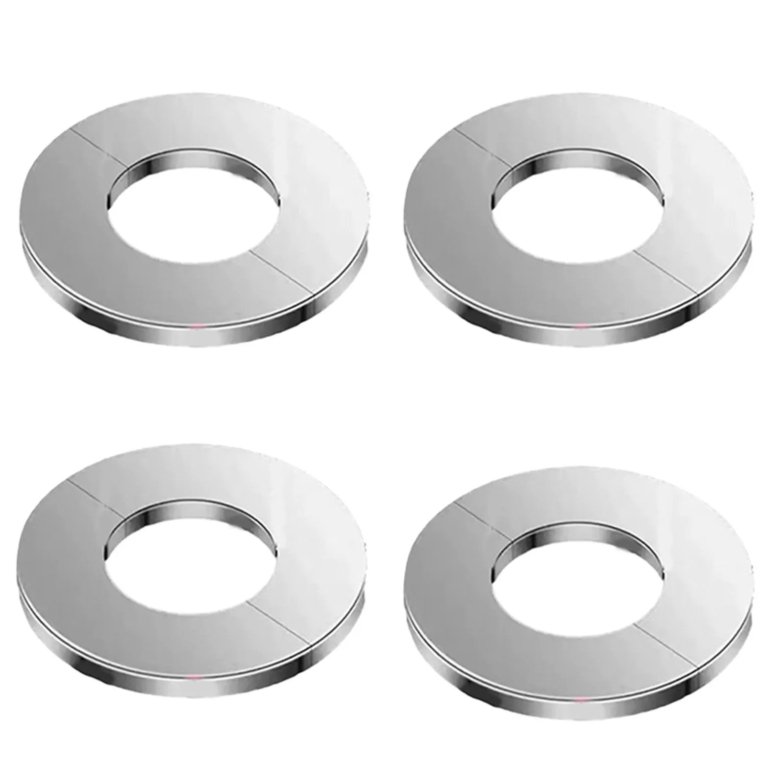 For Pipes Rosettes Cover Resistant Radiator Replacement Split Design With A Buckle 4PCS Kit Practical For Pipes