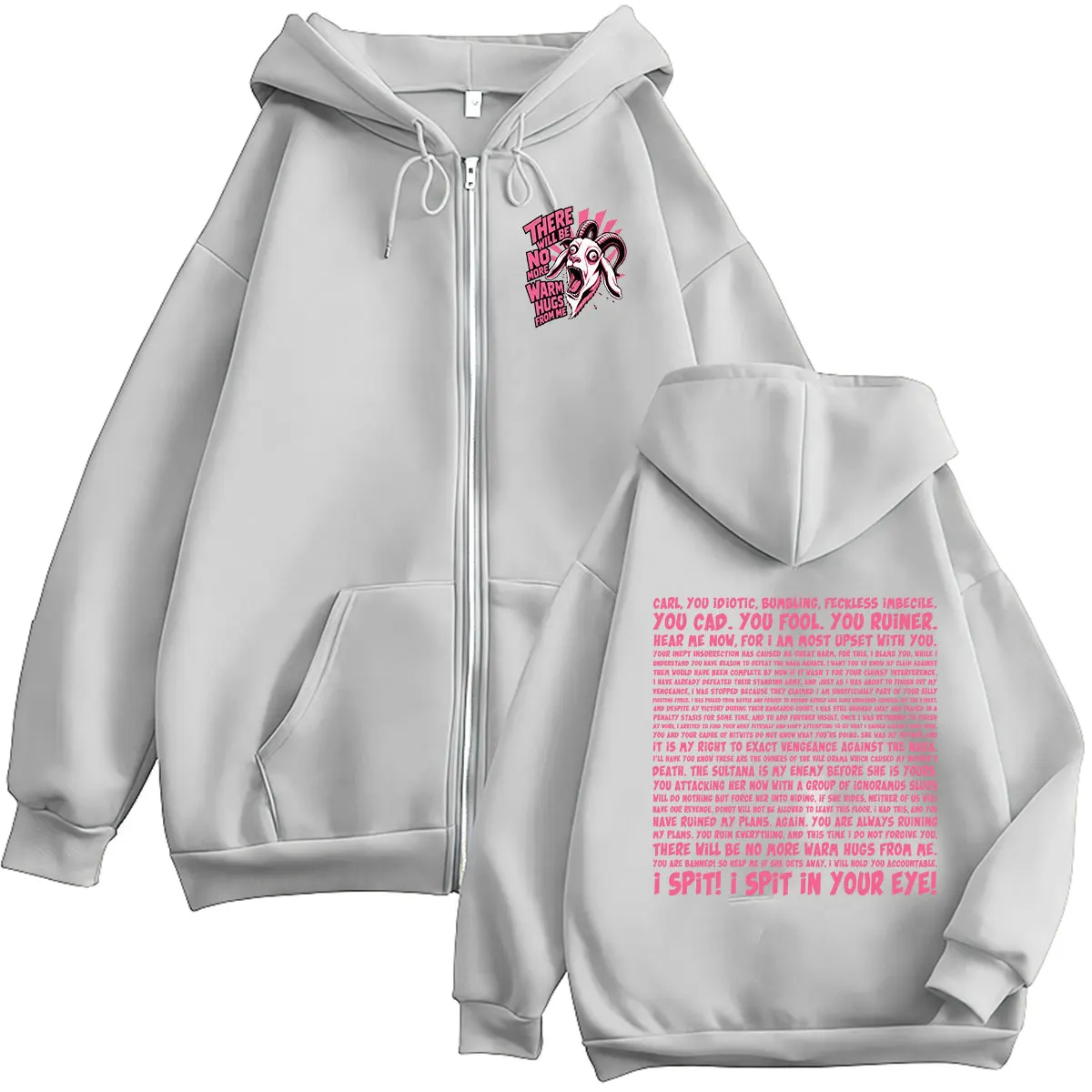 Game Dungeon Crawler Carl Princess Donut Zipper Hoody Herren Damen Vintage Langarm Oversized Mode Kleidung Jacke Sweatshirt – Detail 7
