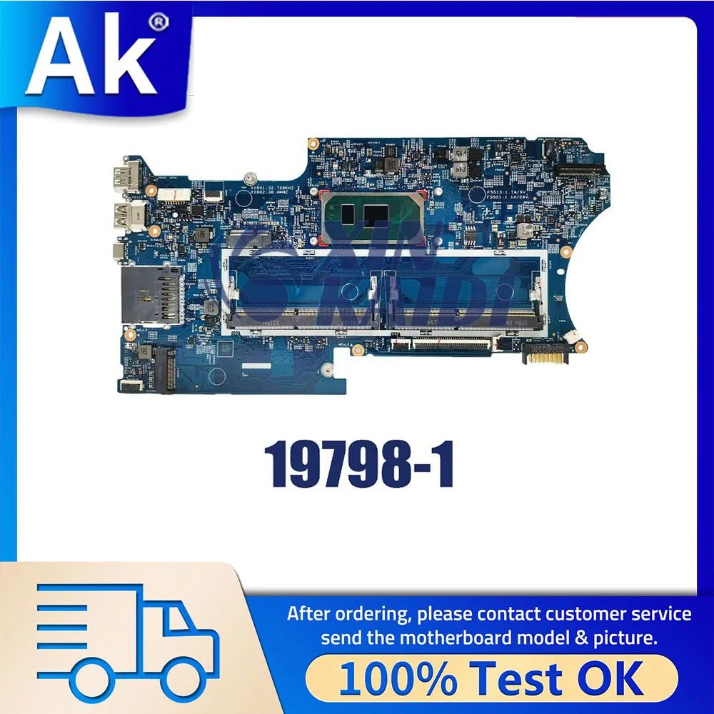 Computer Mainboard For HP X360 14-DH L87921-001 L87921-501 L87921-601 Laptop Motherboard With I5 10th CPU 19798-1 Systemboard