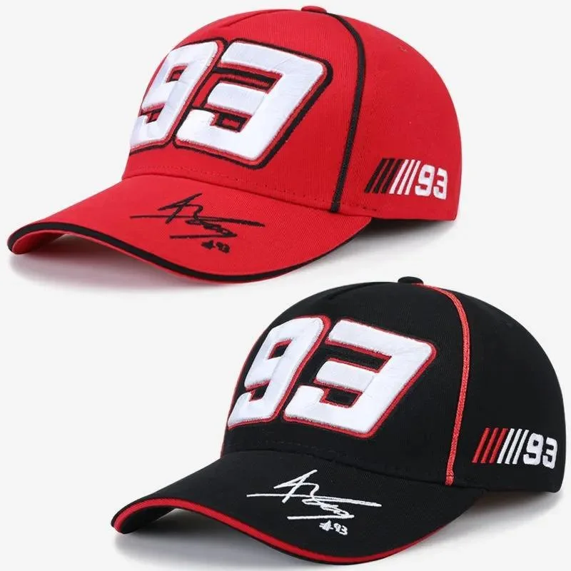 Cotton Embroidered Outdoor motorcycle 93 Hat cross-country race car Team moto gp Racing baseball cap man woman gift sunhat