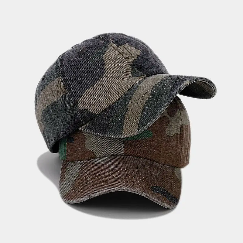 Outdoor Weiche Baumwoll-Golf-Baseballkappe Persönliche Tarnmuster-Sportmütze Herren Reise-Sonnenhüte Damen Camping-Kappen Gorras – Detail 5