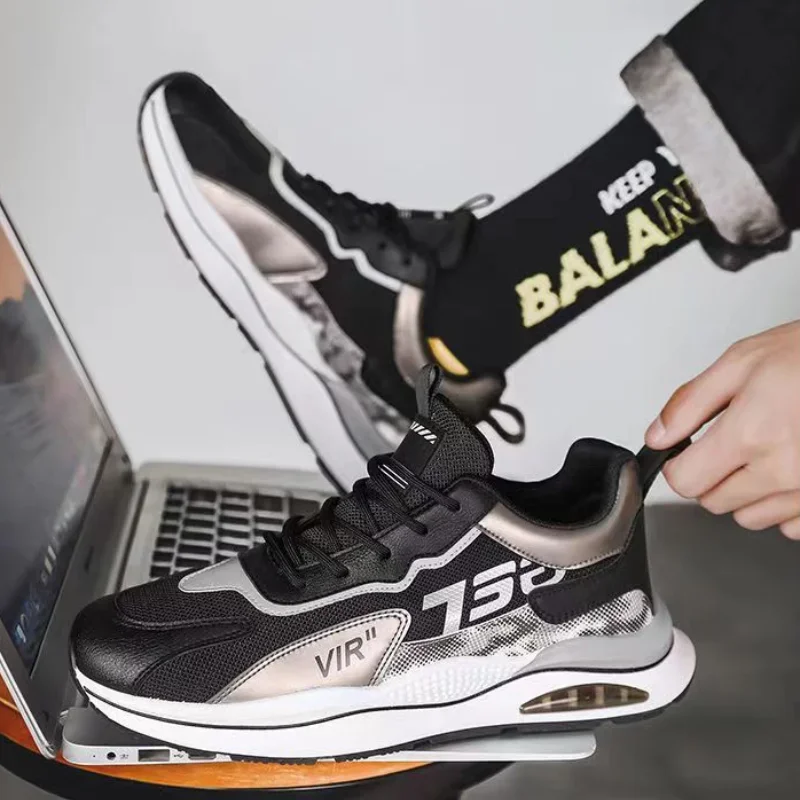 Running Casual Sneakers Comfortable Men Shoes Breathable Men Vulcanized Shoes Lace-up Platform Shoe High Quality Tenis Masculino - Image 5