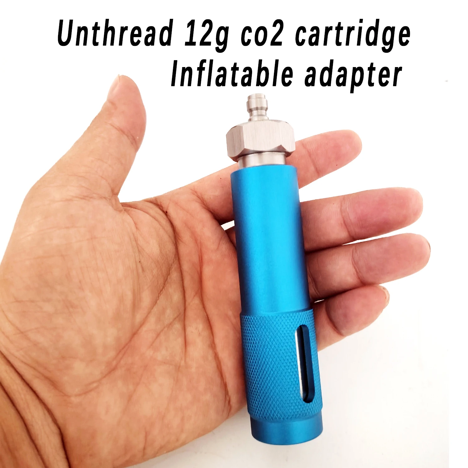 

Прочный многоразовый картридж 12 г CO2, инструменты без резьбы, цилиндр из нержавеющей стали, надувной адаптер для пневматических шин для газировки и пива