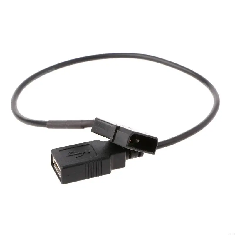 G6DD 2-Pin Peripheral Molex to Female 5V USB Power Adapter Cable 30ซม