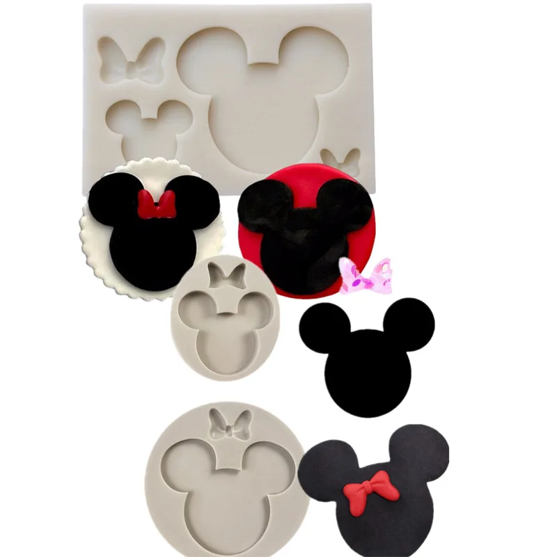 Mouse KeyChain Cooking Tools Decoration Silicone Mold For Baking Fondant Sugar Of Cake Decarating Kitchen Accessories