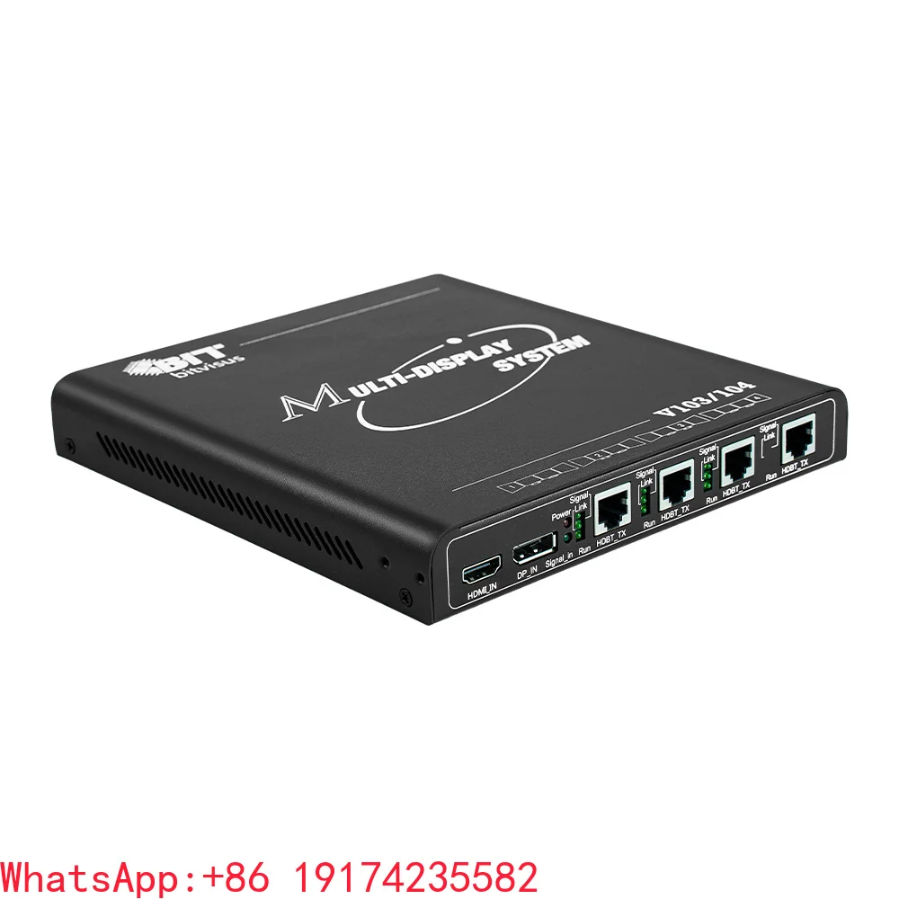 2x2 Video Display Wall Controller 1x4 7680x1200 60Hzr Multi-screen Setting Equipment Pixel Per Pixel HDMI TV Wall Displayer