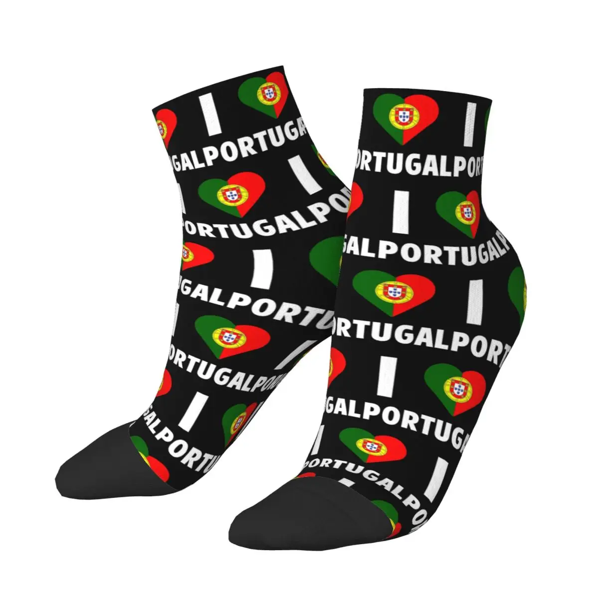 Flag Of Portugal Socks Harajuku Super Soft Stockings All Season Socks Accessories for Man's Woman's Christmas Gifts