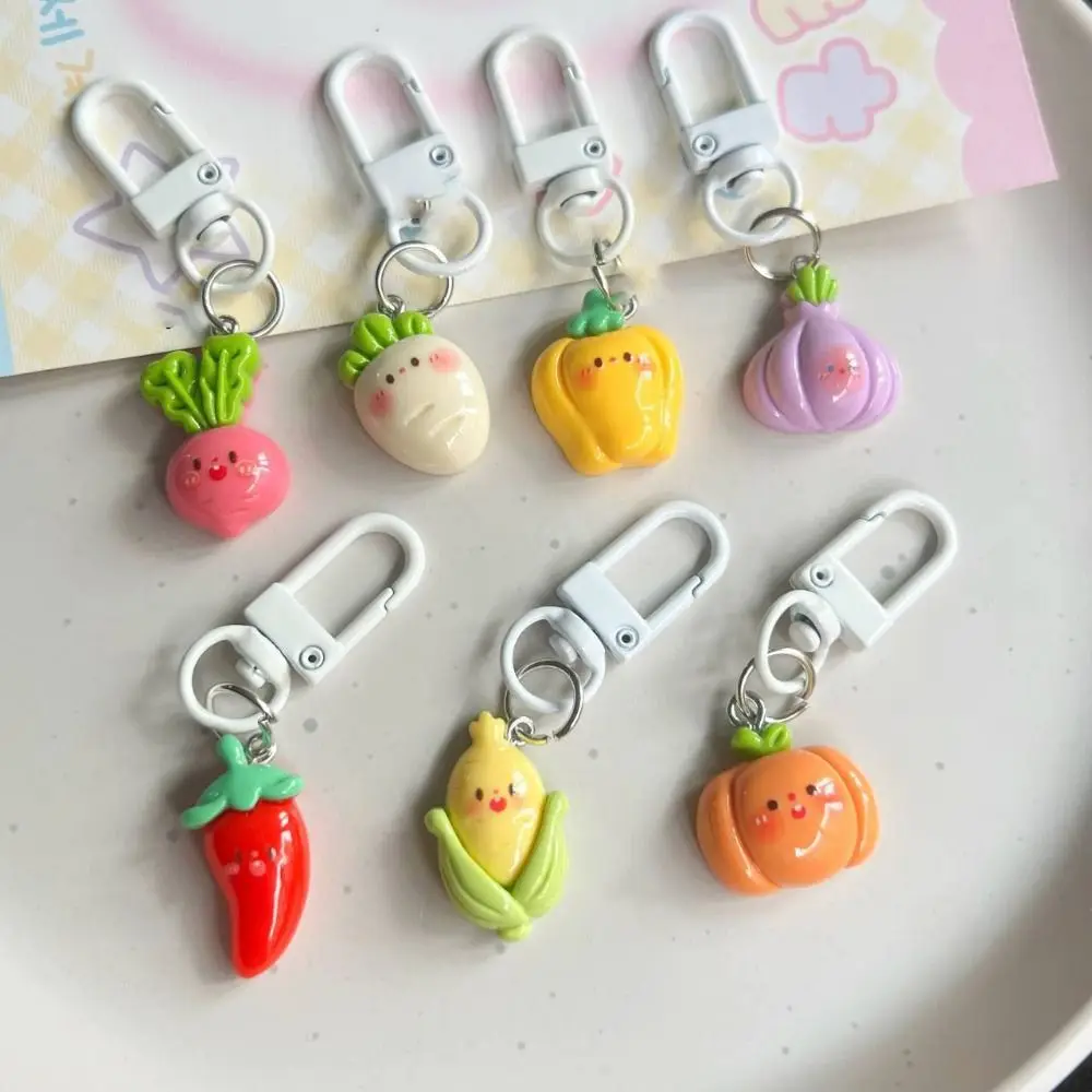 Cute Vegetable Baby Keychain Ins Sweet Girl Heart Student Schoolbag Pendant Japan and South Korea All-match Bag Accessories