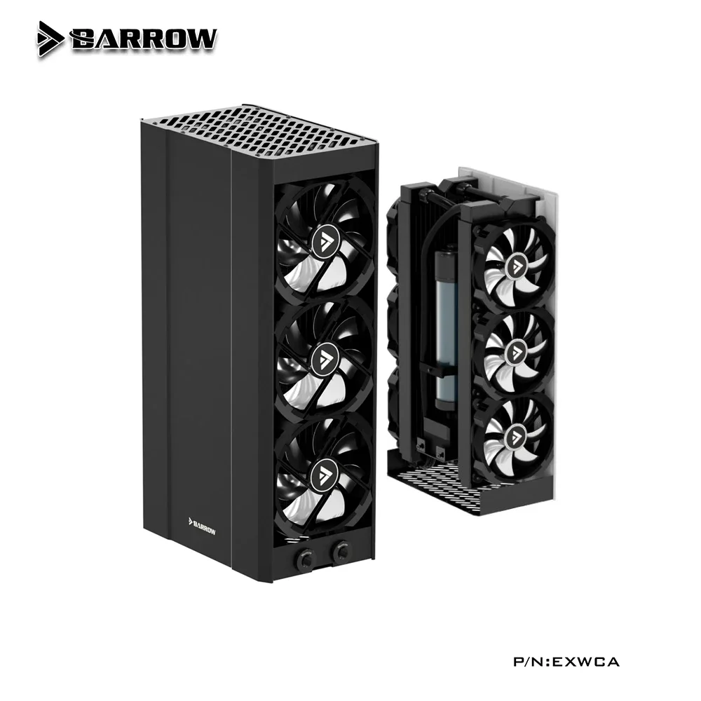 Imagem -03 - Barrow Aio Water Cooling Dock Altamente Integrado Liga de Alumínio Docking Station Externo para Itx Case Laptop 720