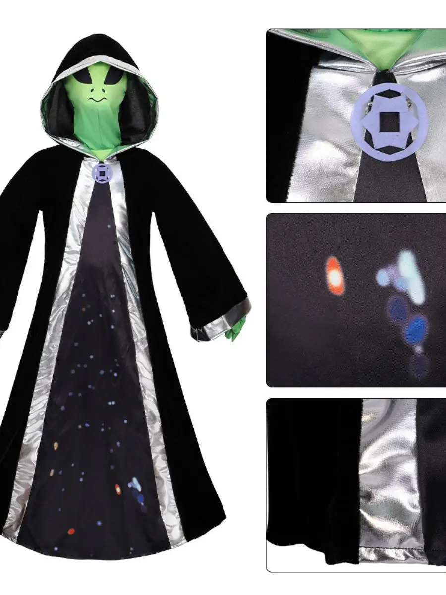 

Хэллоуин сценическое представление косплей костюм инопланетянина плотный цельный костюм Fem размер модели для выступления на сцене