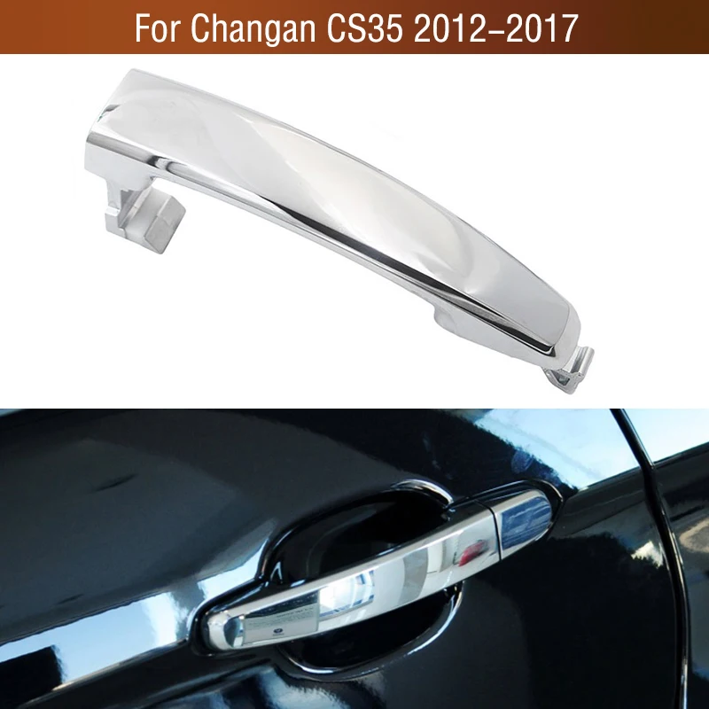 

Car Outer Front Rear Left Side Chrome Door Handle Exterior Door Handles For Changan CS35 2012 2013 2014 2015 2016 2017