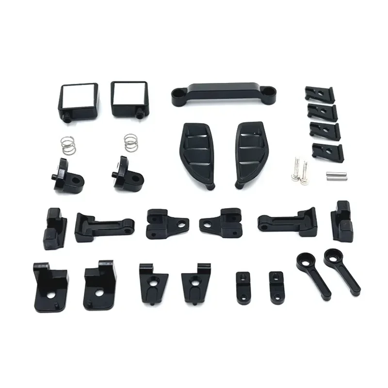 Exclusivo para coches MJX 1/12 H12Y/H12Y+ RC, piezas de decoración de carrocería de coche de Metal de 41g hechas de aluminio 6061 para actualizar y modificar