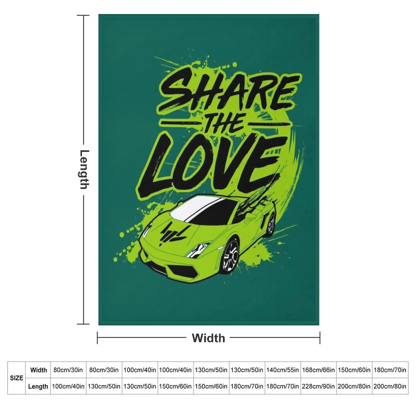 Youth Share The Love Throw Blanket Cute Plaid Bed Fashionable Hair Stuffeds Blankets