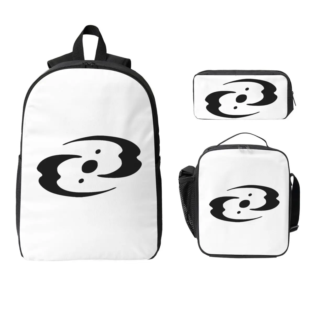 Bionicle Three Virtues Symbol Backpack Student BookBag School Bag Computer Shoulder Bags 3ps Insulated Lunch Bag Pencil Case