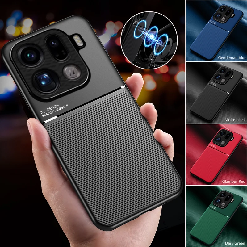 EUCAGR Luxus Original Stoßfest Fall Coque Für OPPO Finden X9 Pro Magnet Shell zurück Fall Für OPPO Finden X9Pro Zurück Fall