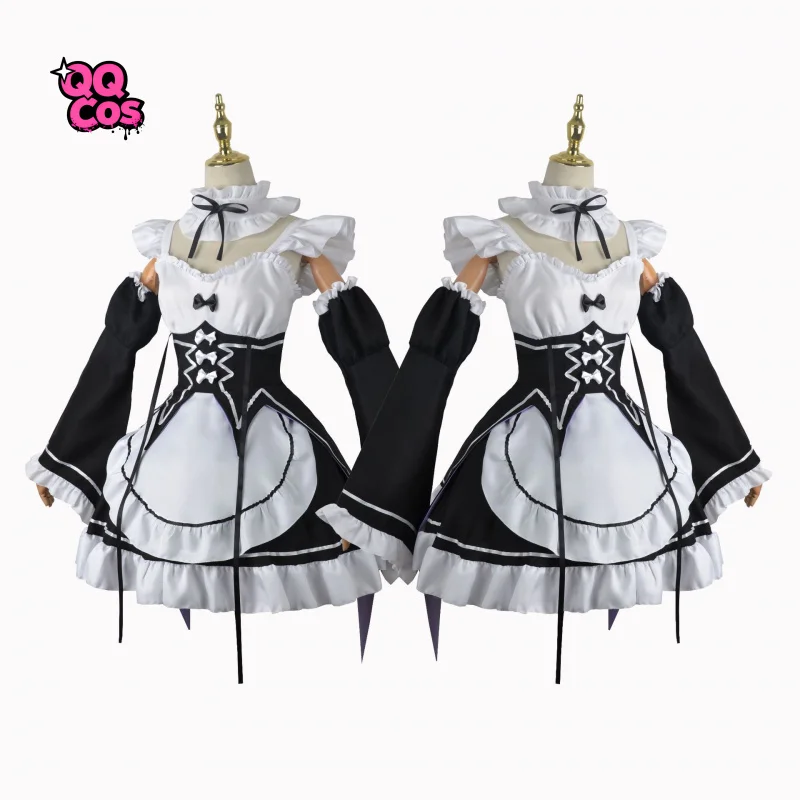 إعادة: صفر - بدء الحياة في عالم آخر ريم أزياء تنكرية للهالوين كرنفال حفلة عيد الميلاد لعب دور الملابس الملابس QQ Co