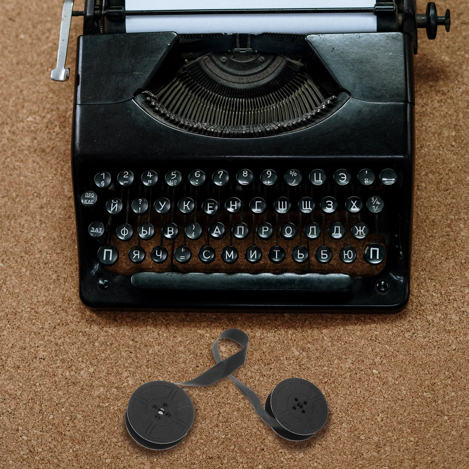 

Wear-Resistant Nylon Typewriter Ribbon Ink Ribbon Replacement for Classic Manual Typewriters Clear Print Lightweight Convenient