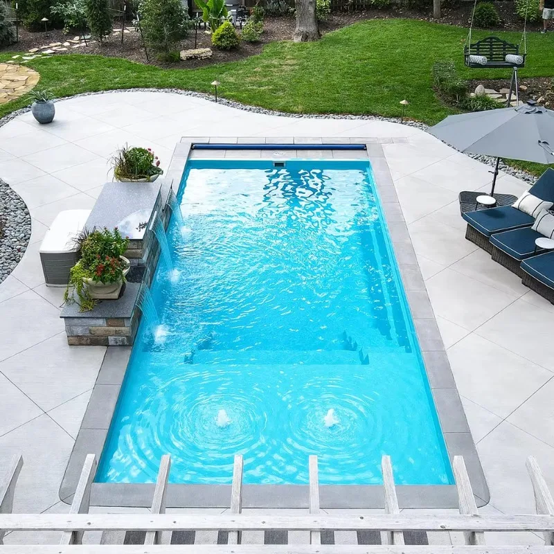 Customized Wholesale Splicing Formwork Building House Prefab Cv Swimming Pool Fiberglass Boards Garden House Large Size Swimming