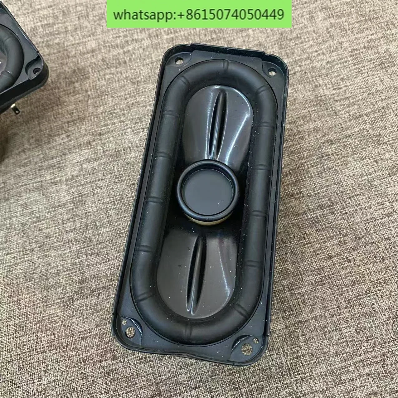 Altavoz subwoofer de carrera larga magnético de neodimio con lavabo de Metal de Woofer de pista rectangular de 2 uds