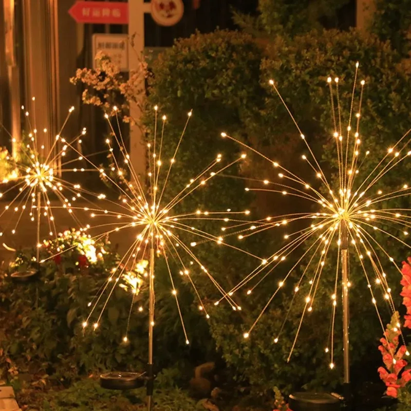 الشمسية في الهواء الطلق حديقة مصباح حديقة فيلا فناء عطلة الديكور مقاوم للماء مصباح الهندباء الأرضي #4