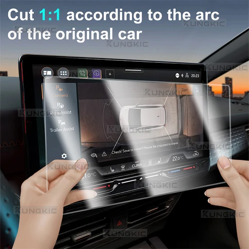 Imagen 2 del producto Para Cupra Formentor/Cupra Leon MK4/Leon Sportstourer/Cupra Born/Seat Leon ST/Cupra Terramar 2025 2026 navegación GPS película de pantalla de vidrio templado Car Accessories
