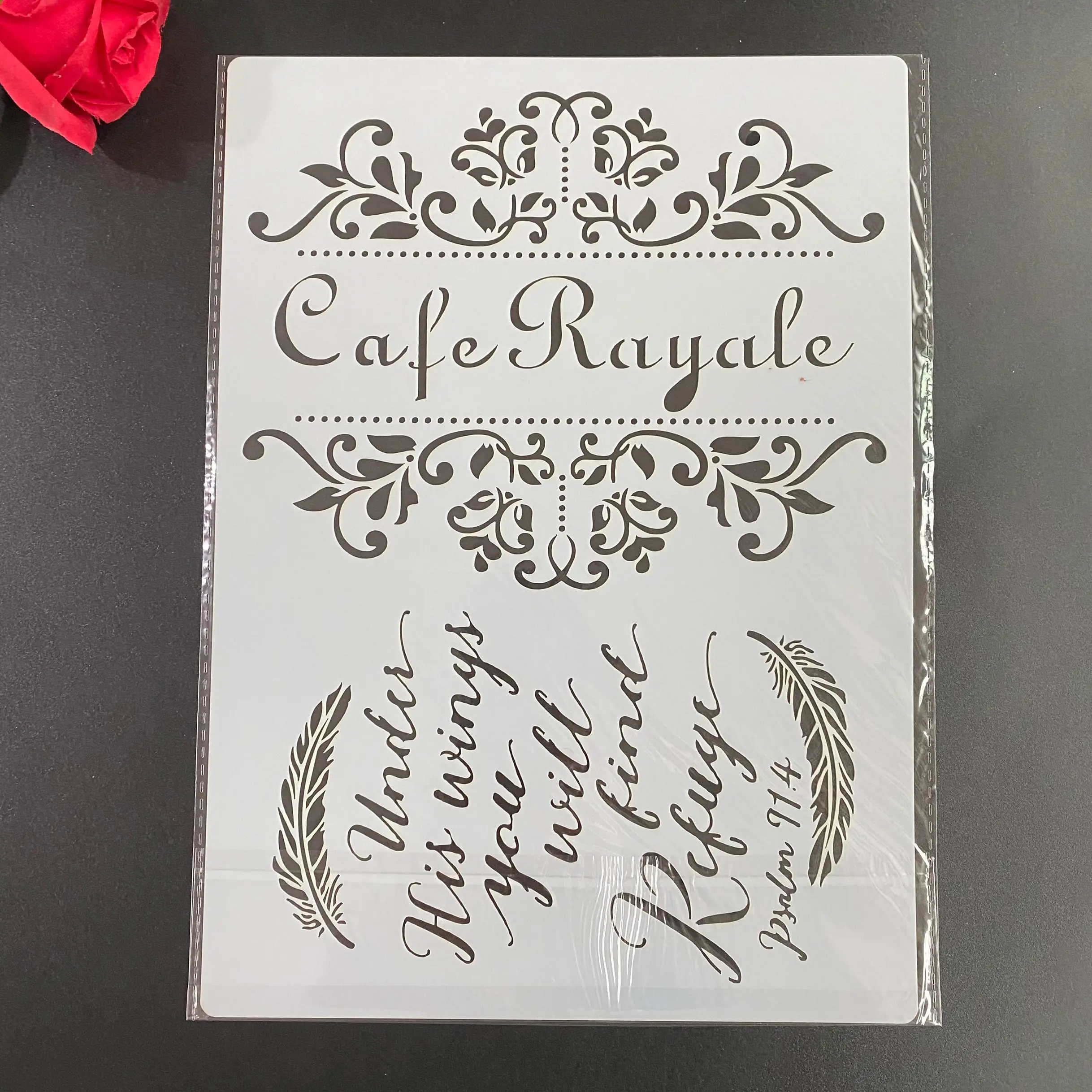 4 шт./набор, трафареты для рисования мандалы