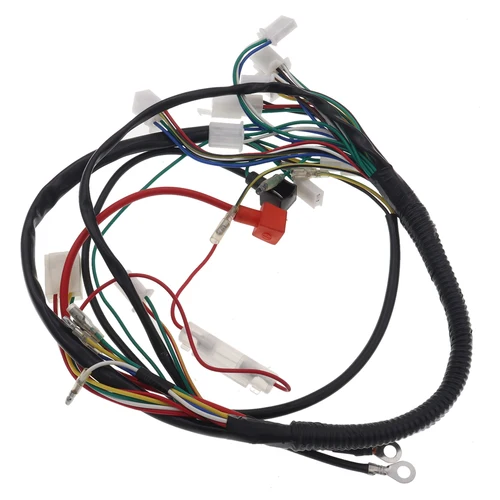 Imagen 1 del producto Arnés de cableado eléctrico completo para 50cc 70cc 90cc 110cc 125cc ATV Quad Pit Bike Buggy Go Kart