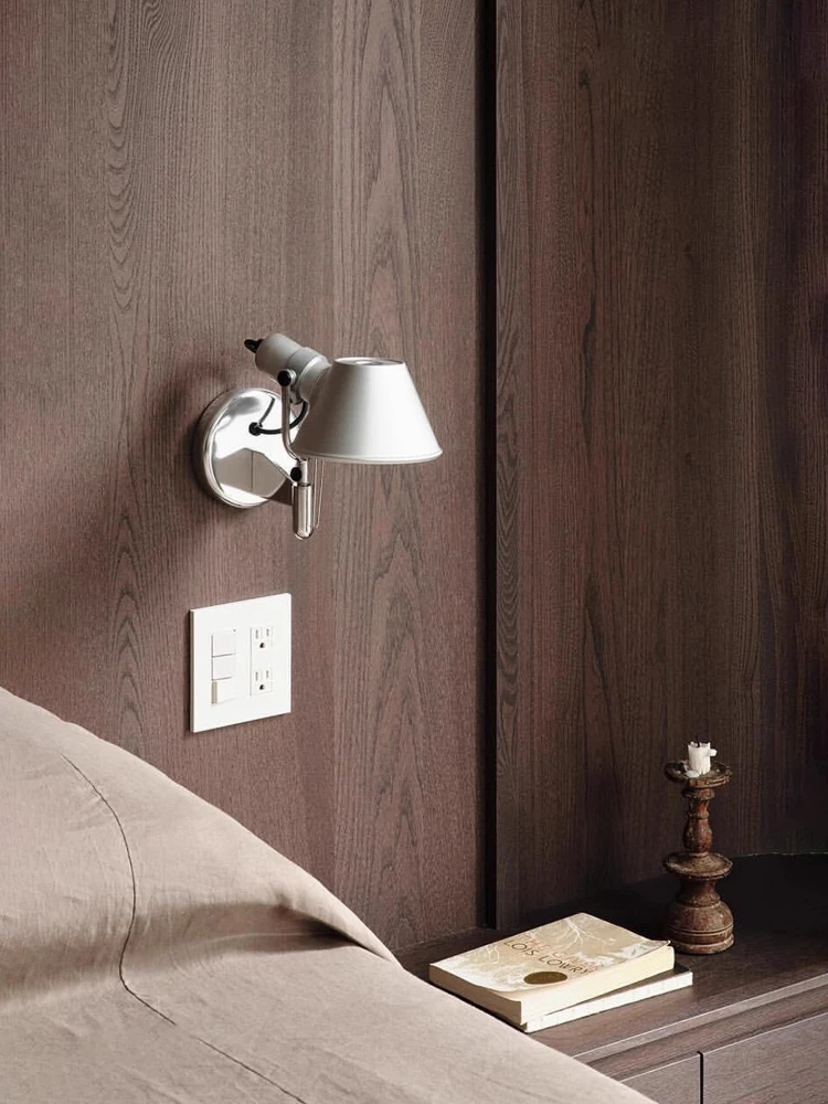Italian designer wall lamp, used bedside, study, bedroom, foyer, corridor, background wall, reading corner