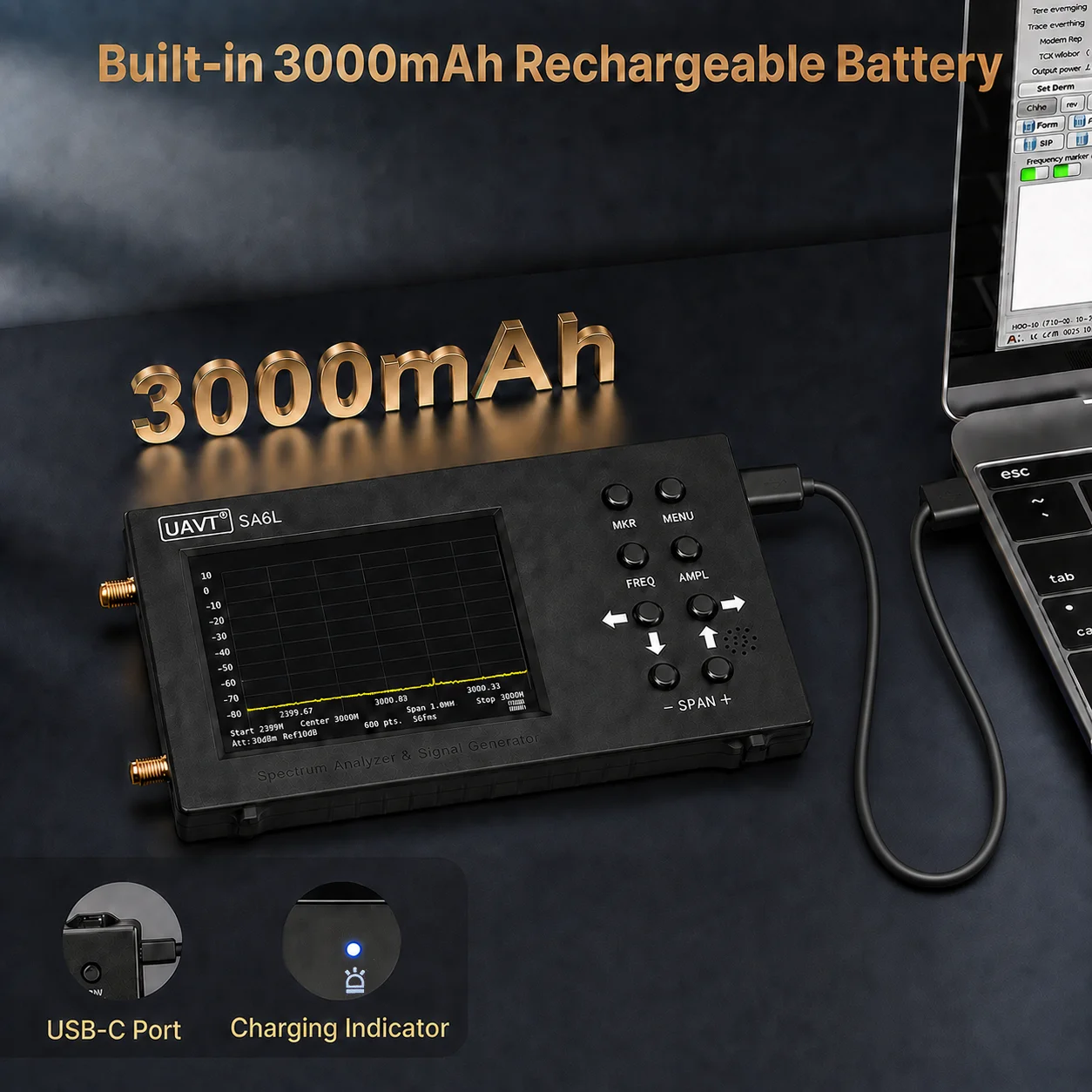 6G Portable Spectrum Analyzer - Signal Generator Spectrum Analyzer recension och pris