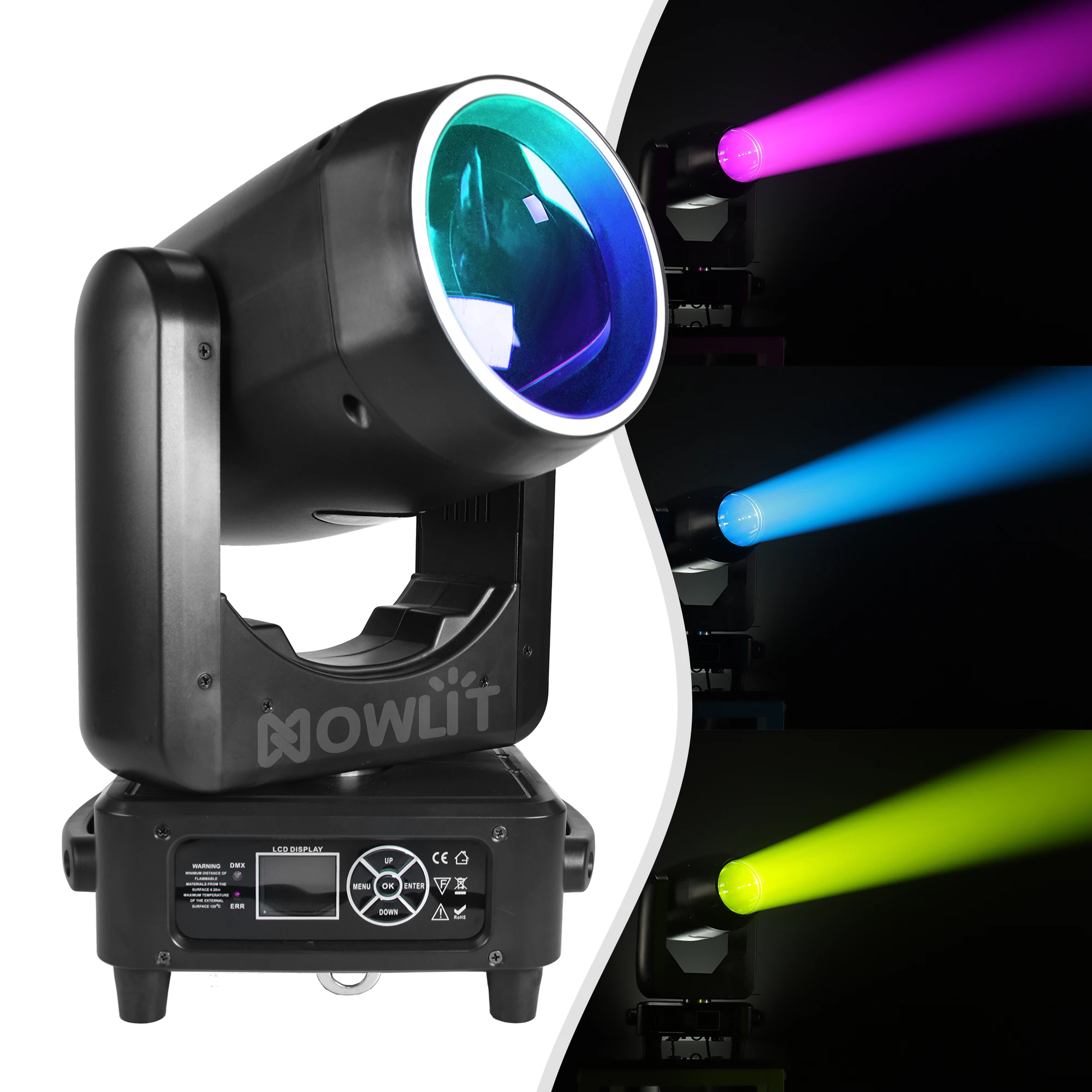 Colorful Effect 150W Led Beam Moving Head Light Decoration Wedding For Luces Dj Led Stage Light
