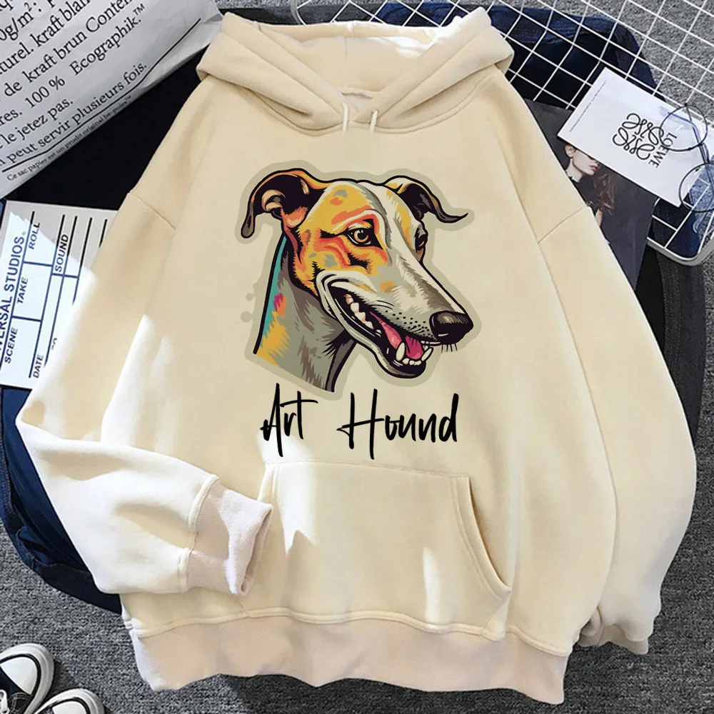 

Greyhound hoodie anime streetwear clothes for teens soft fabric comic designer women tracksuits hoddie Japanese winter pattern