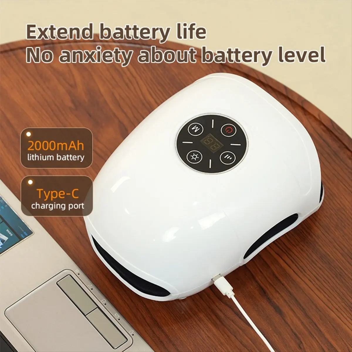 Hand Heat Compress Massager Heated Air Pressure Massager Electric Hand Massager for Finger Joints for Arthritis