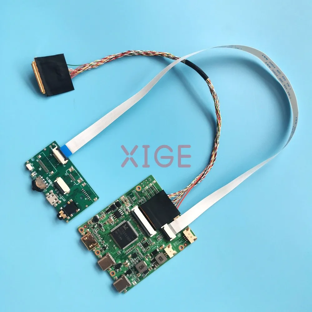 

For LP156WH2(TL) LP156WH2-TLA1 Laptop Screen TYPE-C 1366x768 15.6" USB-C Mini-HDMI 40-Pin LVDS Driver Controller Board Kit DIY