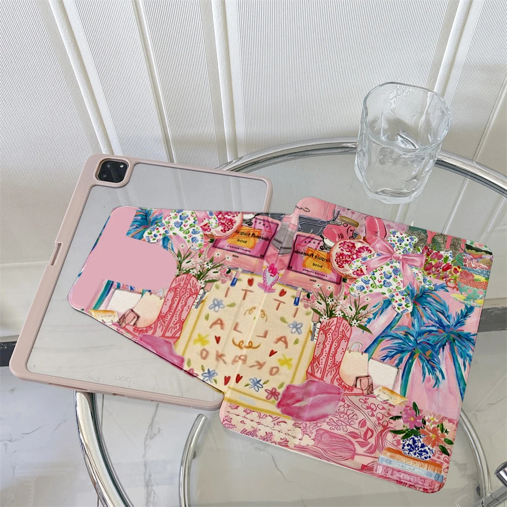 

360 ° Rotating Foldable Case to Easily Protect Your Pad: Compatible with iPad Air 6,Air 5,4,10,2024,air m3/a16 2025