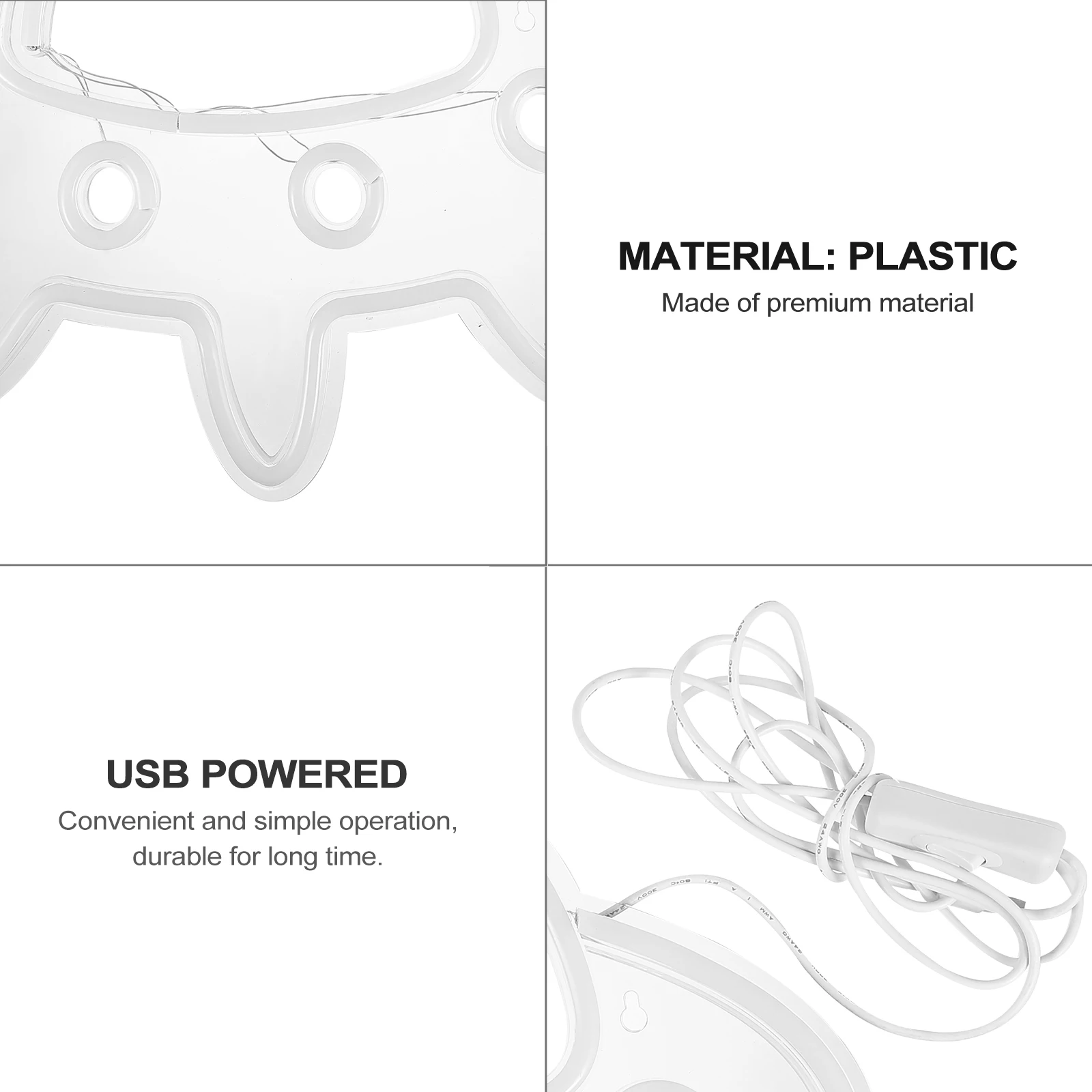 

3D форма космического корабля, светодиодный неоновый свет, USB-питание, декоративная атмосферная лампа для спальни, вечеринки, ночник, креативный знак