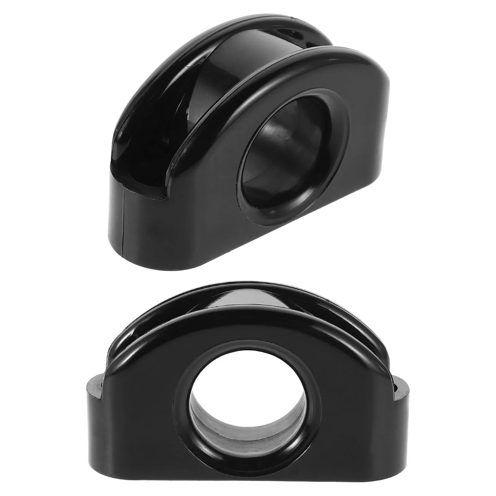 

2Pcs Kayak Pulley Guide Ring Lightweight Design Fishing Rod Roller Guide Yacht Pulley Roller Wheel Durable Corrosion Resistant