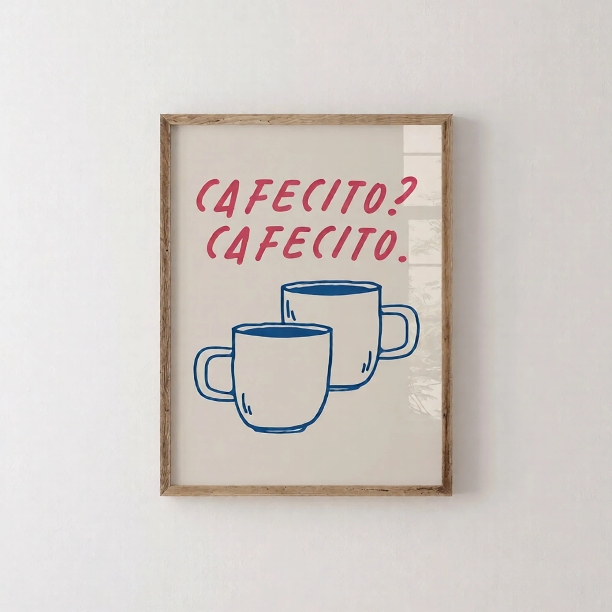 Cafecito Coffee Bar, arte de pared de cocina española moderna, impresión en lienzo, pintura, póster, imagen para sala de estar, dormitorio, decoración del hogar