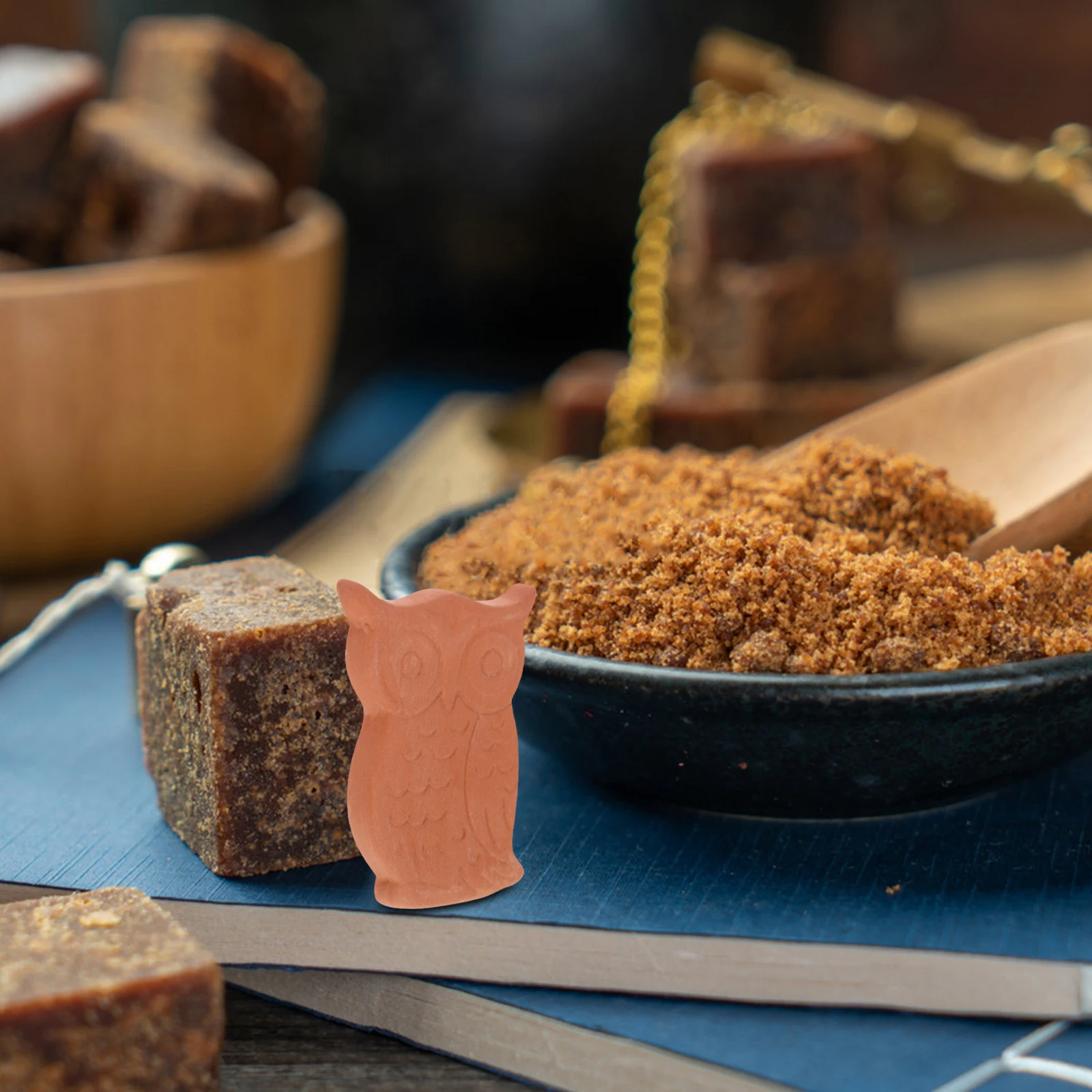 El protector de azúcar de terracota reutilizable, solución de almacenamiento de azúcar moreno, suaviza y mantiene la humedad, previene la endurecimiento, ideal para alimentos