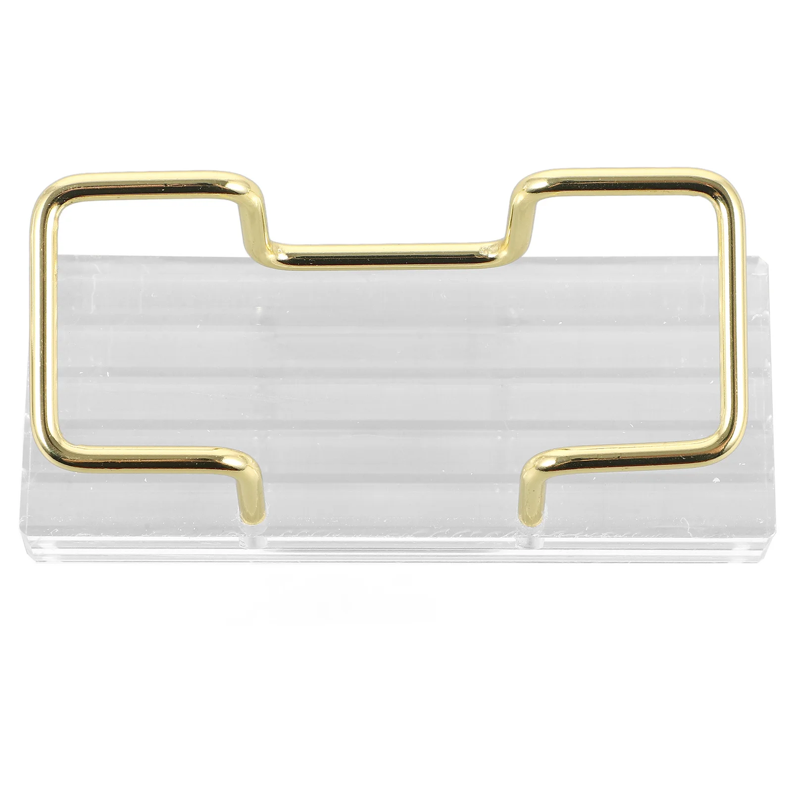 حامل بطاقة عمل أكريليك منظم سطح مكتب قوي لبطاقات اسم مكتب المكتب حامل رف شاشة هدية #6