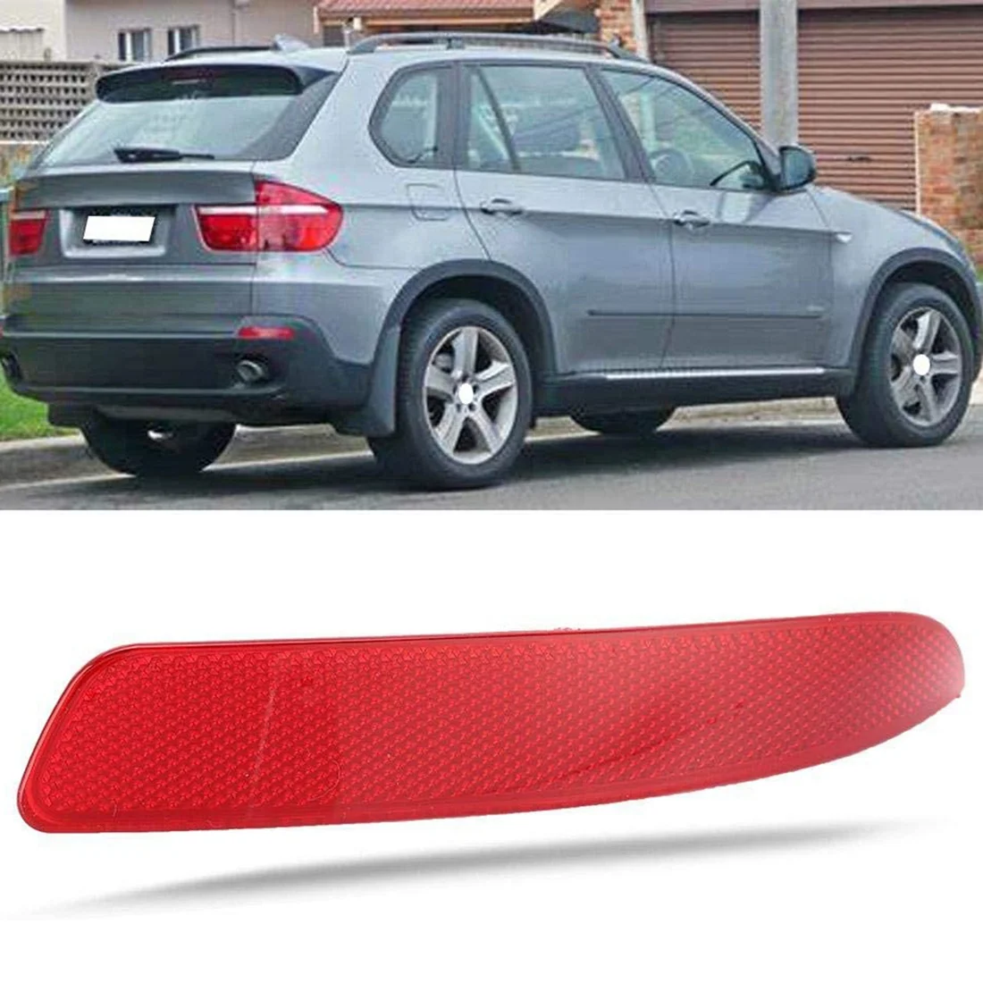 Rear Bumper Reflector Light Trim Warning Lamp for BMW- X5 E70 2007 2008 2009 2010 2011 2012 2013 ,63217158950