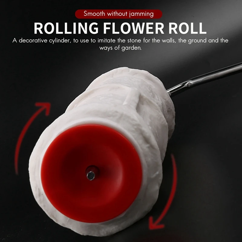 Brick Pattern Paint Roller Household Wall Decoration Brush Diy Tool Art Paint Texture Rolling Flower Roll 2206TS