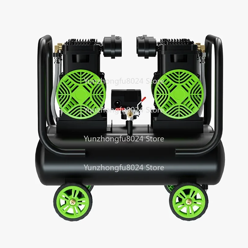 Small Air Compressor for Real Stone Paint 220V Oil-free High-pressure Water-in-sand Latex Paint Exterior Wall Spraying Pump