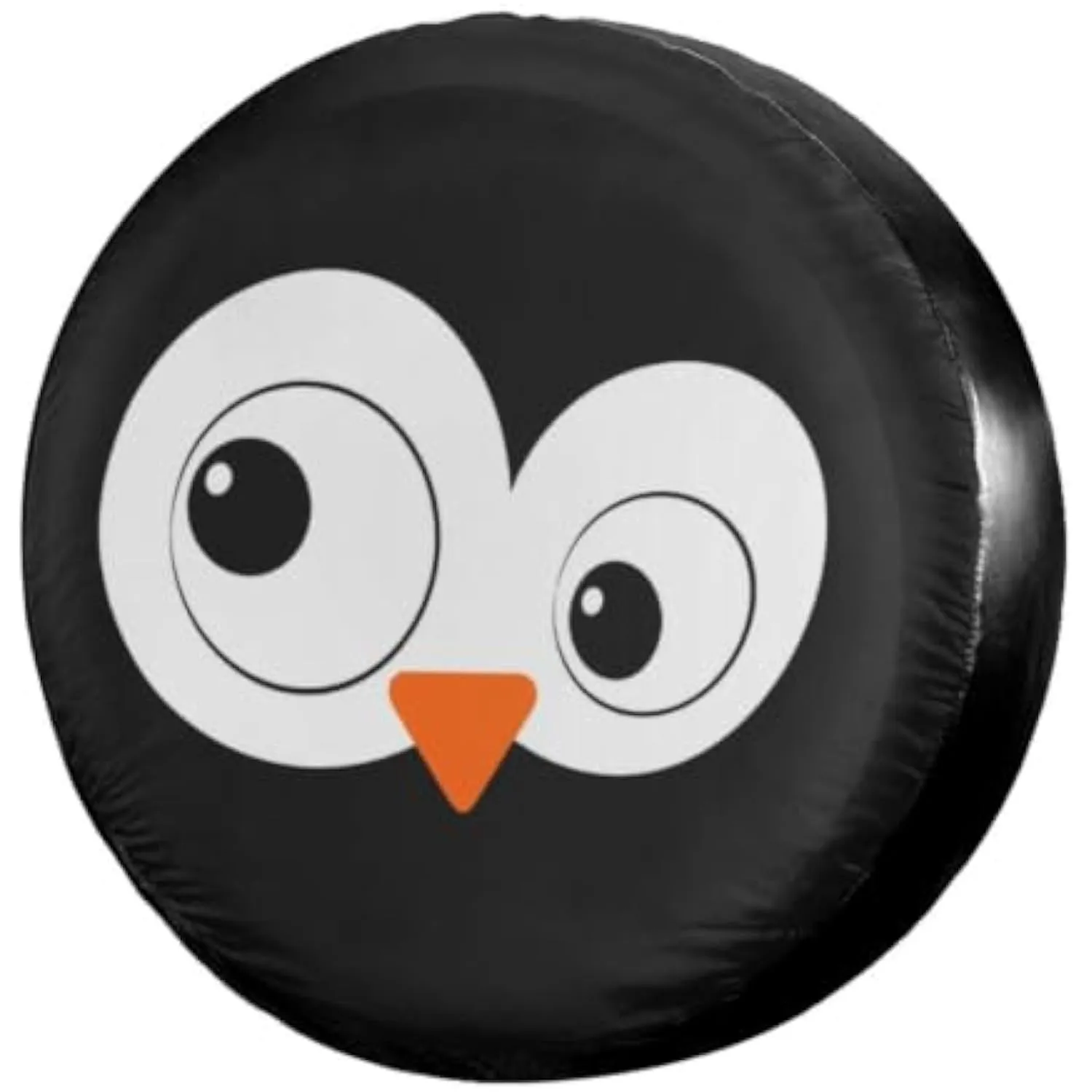 Penguin Graphic Spare Tire Cover Dust-Proof Wheel Cover for Trailer RV SUV 16 Inch