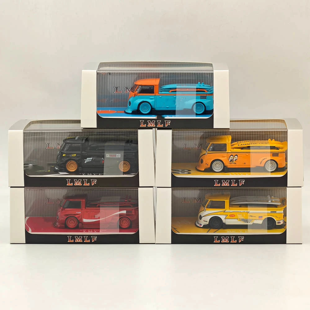 LMLF 1:64 T1 Wide body Pickup Truck Diecast Toys Car Models Collection Gifts Limited Edition