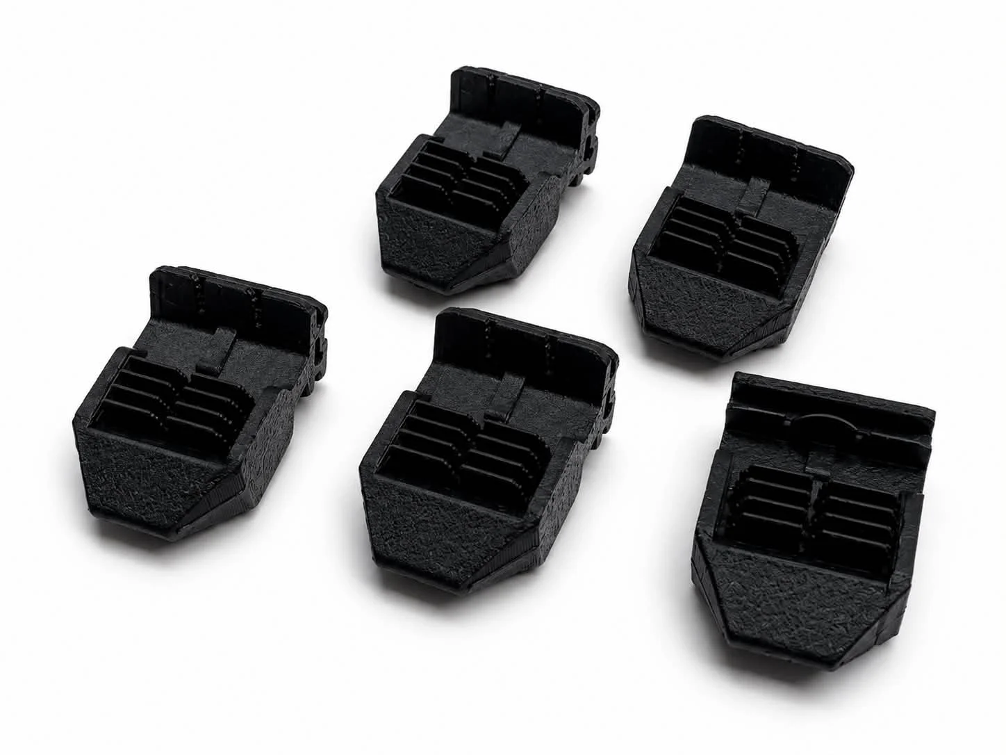 Black Angled Roof Trim Retaining Clips Pack of 5 1H0867276C For VW Golf Jetta Vento Mk3