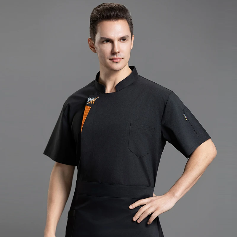 Uniforme du personnel de restaurant de cuisine, chemise de cuisinier, service attribuable, salopette de cuisine commandée, vestes de préposé à des rêves attribuables