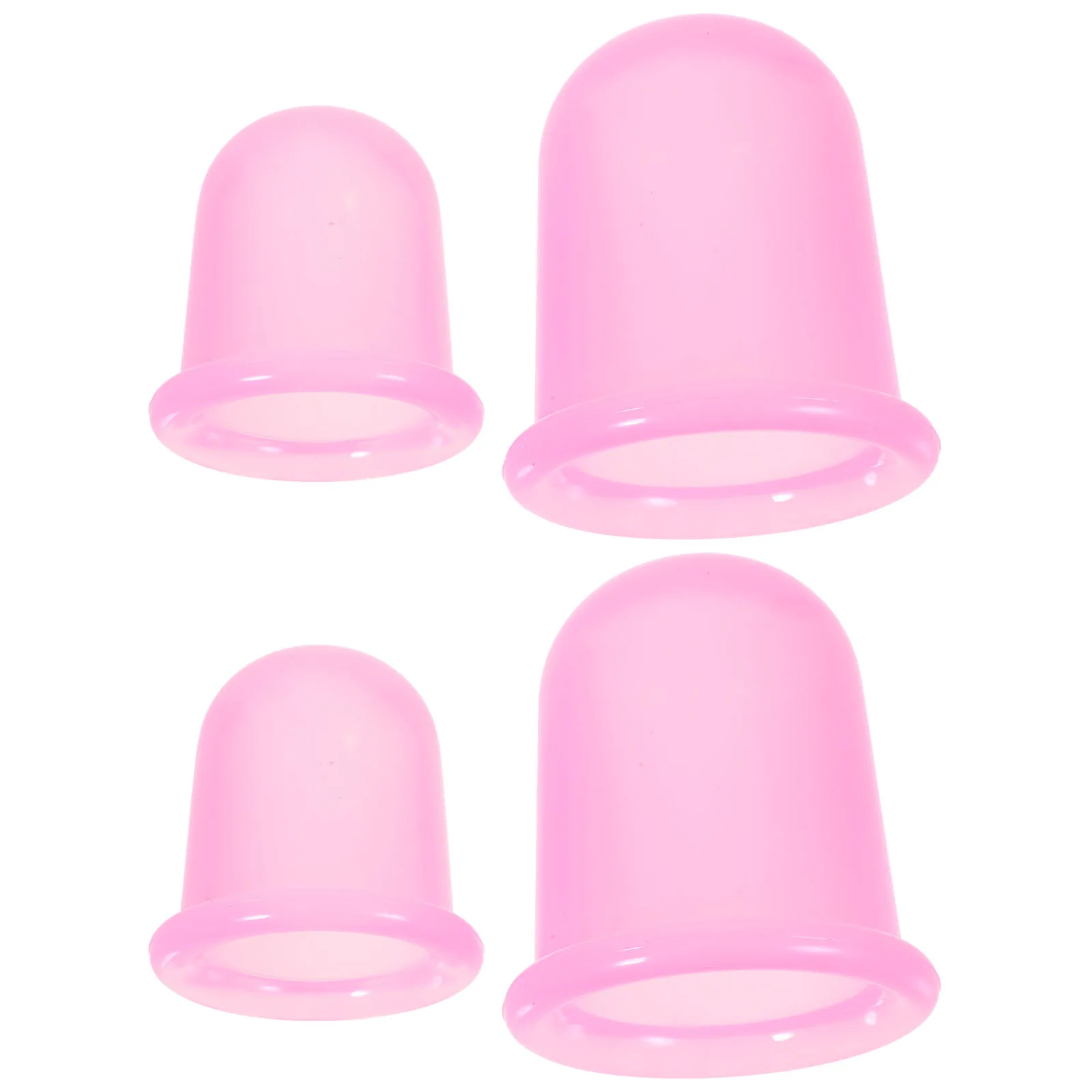 

4pcs Silicone Massager Blue 1 2 Acupoint Vacuum Portable Suction Cup Cups for Body Massage Reusable Portable Suction