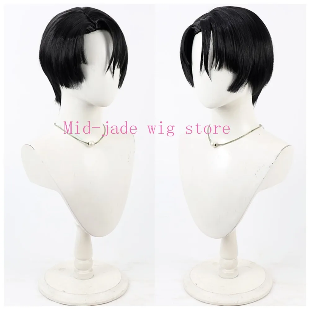 Kukuru Kasubata Cosplay Wig Black Realistic Scalp Hair for Valentine Mystery Event and Photography